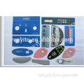 scratch resistant polyster label, adhesive customized labels